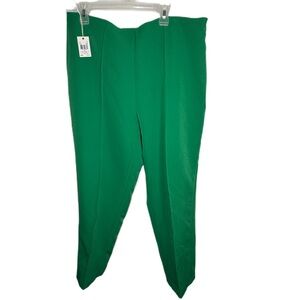 Dex Emerald Green Side Zip, front seam NWT 1X